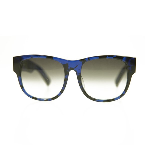 Matthew Williamson X Linda Farrow Blue Black Designer Sunglasses main image 5